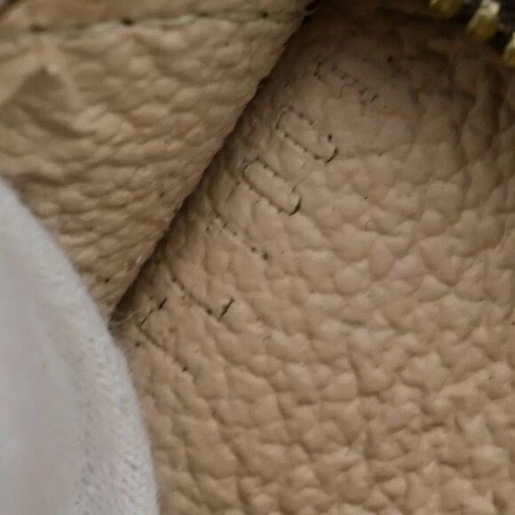 LOUIS VUITTON Logo BUCKET PM Pouch Bag Monogram Leather Brown France 60EE071 - Picture 3 of 13